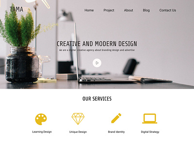 UI/UX Design TAMAStudio artwork branding design digital art minimal typography ui ux web website