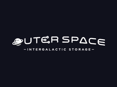 Outer Space Storage branding icon logo outer space planet space storage usb