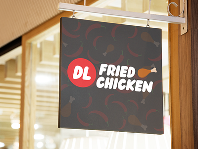 Fried chicken logo Redesigned