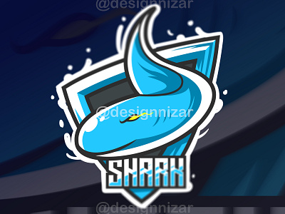 shark esport logo design esport freelance gamer illustrator logo logokonsep mascot professional seportlogo