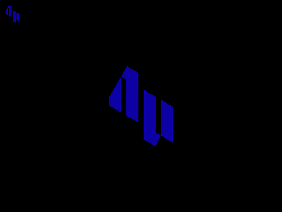 nu abstract blackletter blue branding design icon identity letter logo mark modern monogram nftlogo nu nulogo un unlogo vector