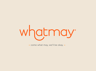 WhatMay branding design identity logo vector wordmark