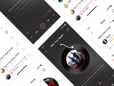 Music Player UI design