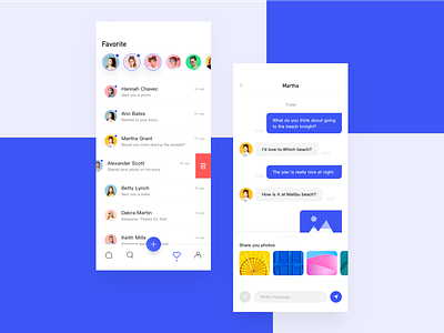 Social App Chat page