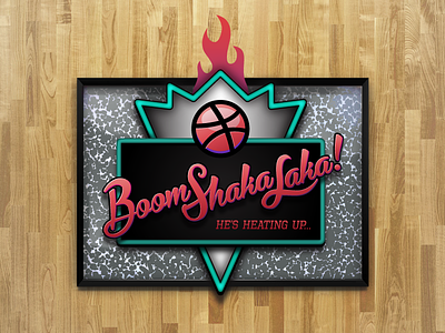 The Nail in the Coffin boom shaka laka first shot lettering nba jam super nintendo typography