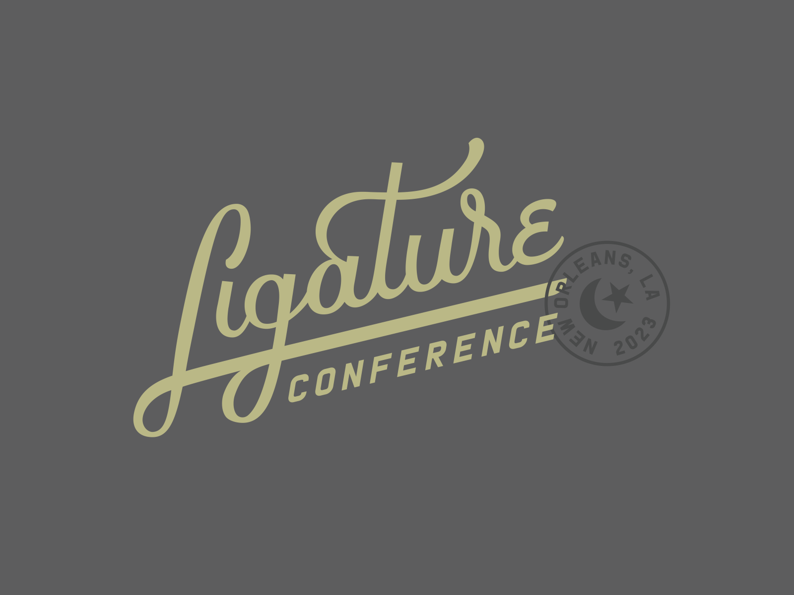 Ligature Conference Logo by 𝗧. 𝗕 𝗔 𝗥 𝗡 𝗘 𝗦 ™ on Dribbble