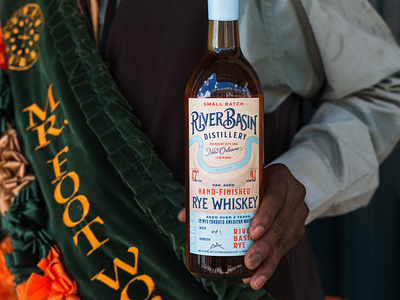 River Basin Distillery Branding brand identity branding label label packaging labeldesign rye spirits stamp whiskey and branding