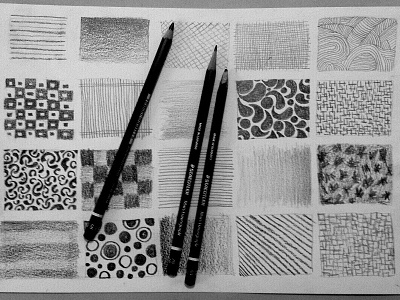 Playing with textures! cason pencil texture