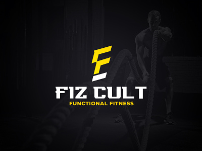 fiz cult branding cult design fizcult illustrator logo logotype supparom vector
