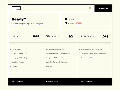 Pricing Page