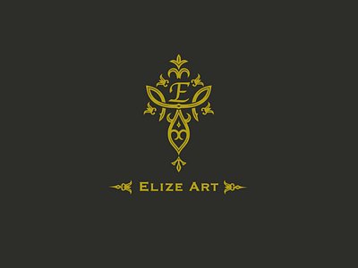 Elize Art design flat icon logo