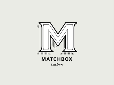 Matchbox Diner & Drinks branding logo typography