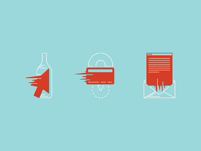 Reserve Wine Bar Icons design graphic design icons illustration