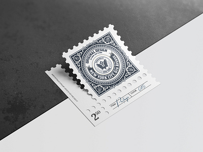 Postage stamps mock up 3