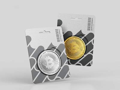 Cryptocurrency Medal Coin Mock up v.2 bitcoin brass card coin mock up cryptocurrency currency euro medallion mockup money psd smart object template