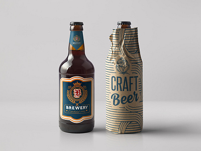 Beer Bottle mock-up beer bottle beer mock up branding label mock up packaging psd smart object