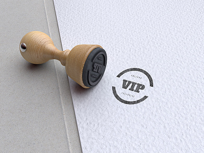 Rubber Stamp Mock up