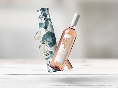 Download Wine Bottle Wrapping By Serafeim On Dribbble