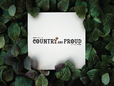 Logo Design for country and proud adobe animation branding cartoon creative creativity design illustration typography ui vector