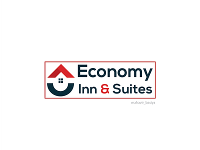 Economy suit inn logo design