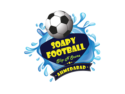 soapy football logo adobe adobeaftereffects adobeillustator animation cartoon creative graphic illustration illustrator logo typography