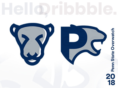 Penn State Esports - Overwatch Team Logo branding design icon logo penn state school logo