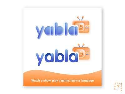 yabla 500 branding concept digitaldesign elearning graphicdesign icon illustration logo logo design logo design concept logobranding logodesign logotype neomorphism neuomorphic ui vector