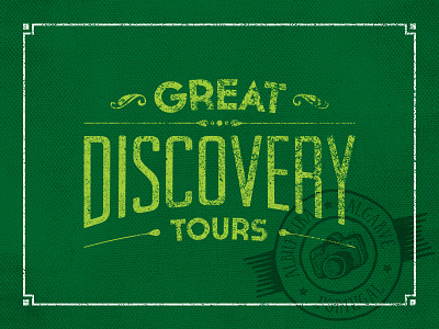 Great Discovery Tours branding logo typography