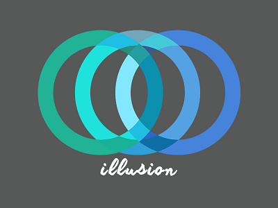 Illusion Logo clean design illusion illustrator logo vector