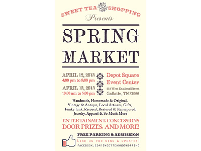 Spring Market Poster