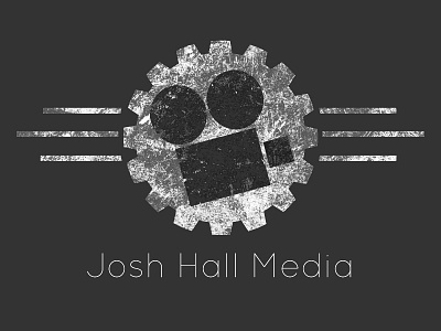 Josh Hall Media Logo black camera design gabby gray grunge lebeau logo media nashville tennessee vector video videographer white