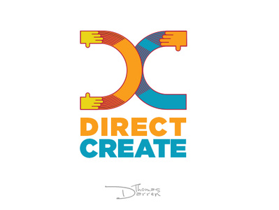 Direct Create craft create direct hand crafted handmade logo