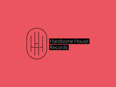 Handsome House Records hh house logo microphone music records sound studio