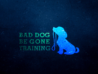 Bad Dog Be Gone Training bad coach dog logo pet training