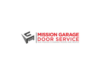 Mission Garage door garage logo mission service