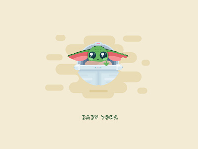 The cutest baby Yoda