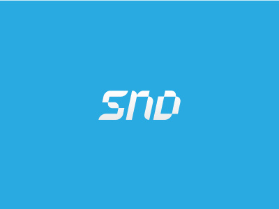 SND 2 blue branding logo monogram