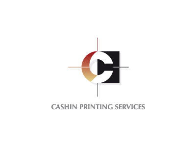 Cashins branding c ink logo paper printing