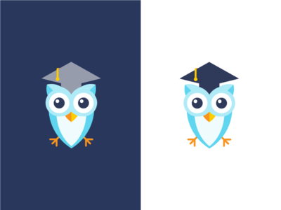 Owl Graduate graduate logo mortar board owl teaching