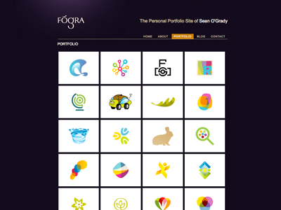 Fogra Portfolio colour fogra icons identity logos portfolio thumbnails