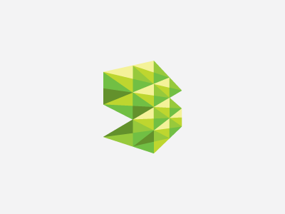 S1 green identity logo mark s software