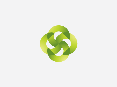 S3 green identity logo mark s software