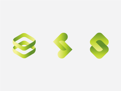 Sx3 green identity logo mark s software