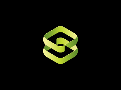 S5 green identity logo mark s software