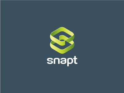 Snapt Logo 3d green identity logo mark s snapt software