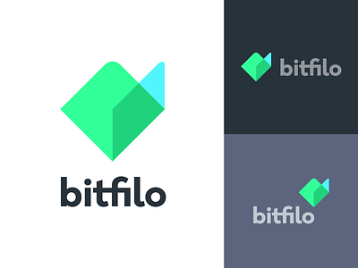 bitfilo abstract bitcoin branding crypto cryptocurrency file folder geometric icon logo mark overlay