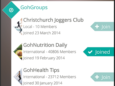 Gohmee Friends Profiles android app cards eating gohmee health ios lifestyle living new phone