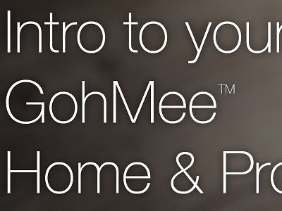 Intro To Your GohMee™ Home & Profile Screens android app cards eating gohmee health ios lifestyle living new phone