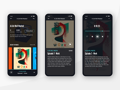Podcast Mobile Player