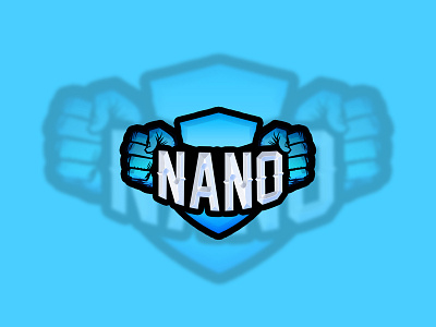 Nano Gamers design flat logo logo 3d logo a day logo design challenge type vector